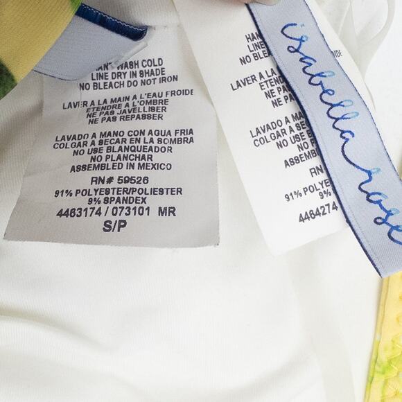 Isabella Rose Sweet Surrender Bikini  Yellow Floral Tropical Women's size Small - Picture 7 of 7